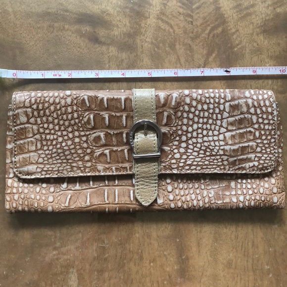 Made in Spain Ferchi Leather Snakeskin Clutch - Picture 2 of 6